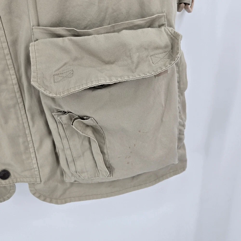Vintage Kodak Attaccapanni Photography Vest  Men's XL Khaki Multi-Pocket Utility